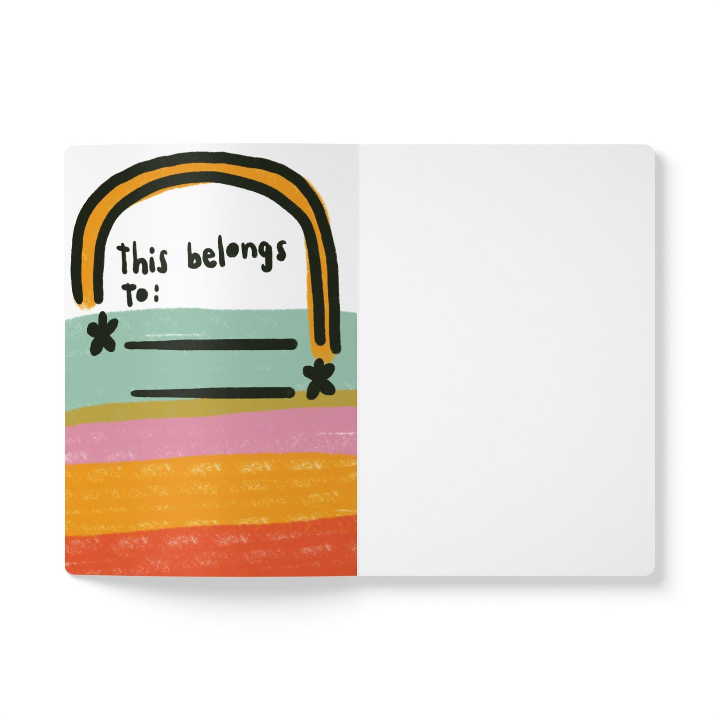 Retro Vibes Softcover Journal - write in style!