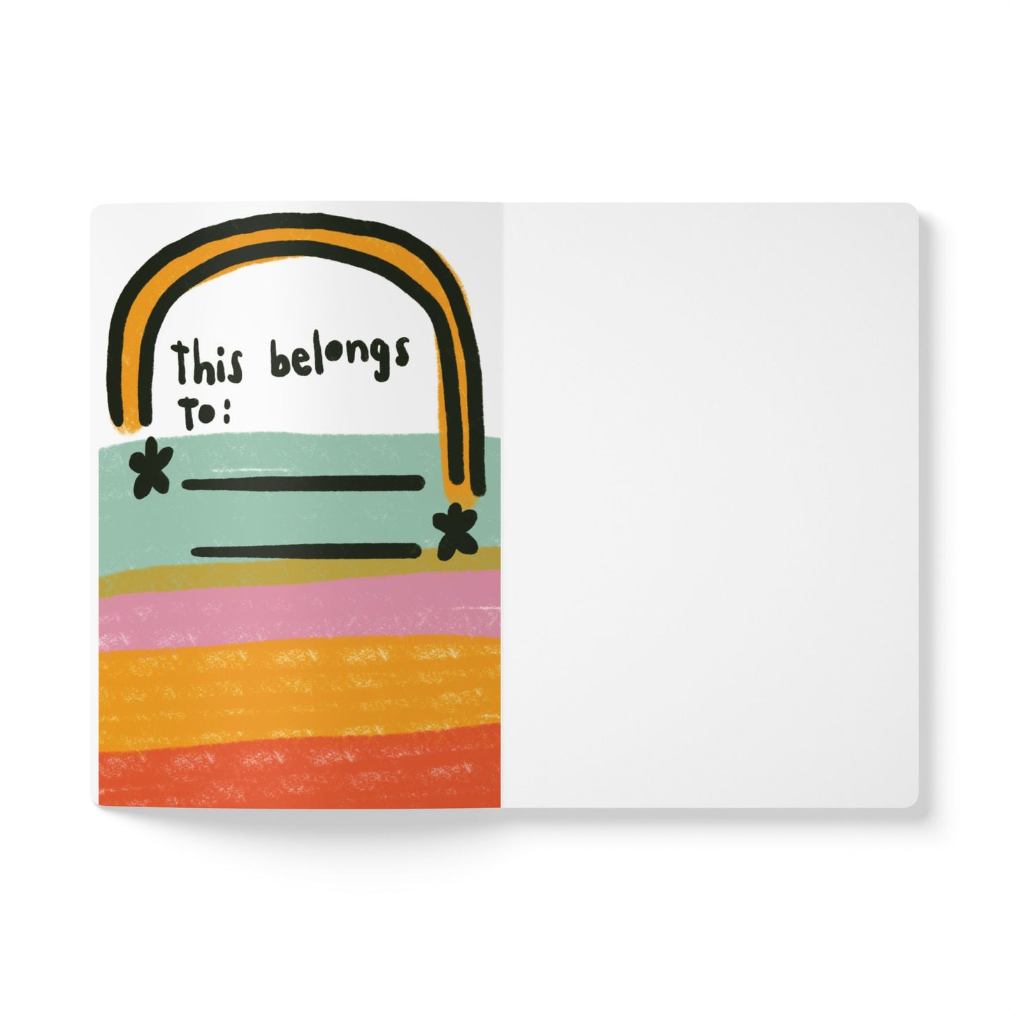 Retro Vibes Softcover Journal - write in style!