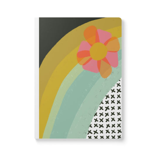 Retro Vibes Softcover Journal - write in style!